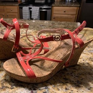 Michal Kors wedges (worn once)